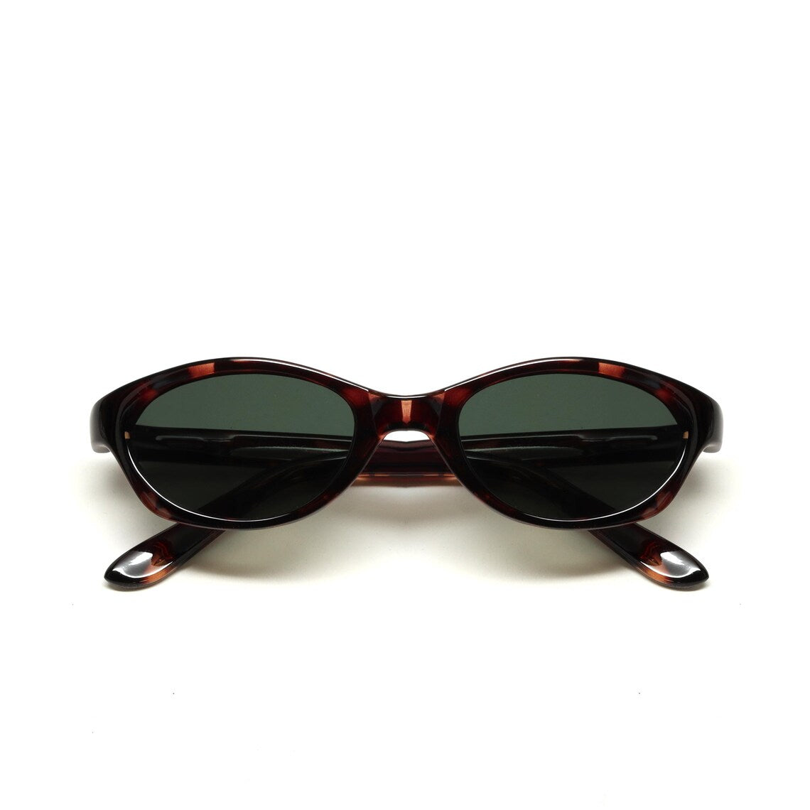 Oval Tortoise Sunglasses - Brown - Gift for friends