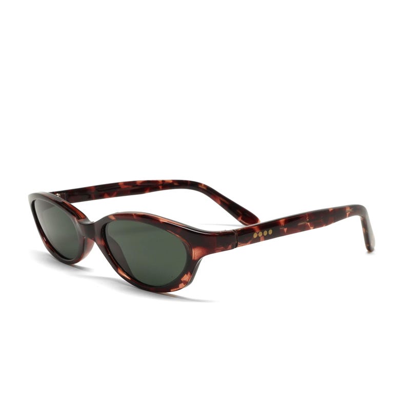 Oval Tortoise Sunglasses - Brown - Gift for friends